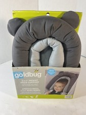 On The Goldbug 2-in-1 Infant Head Support Help Keep Baby Cozy 