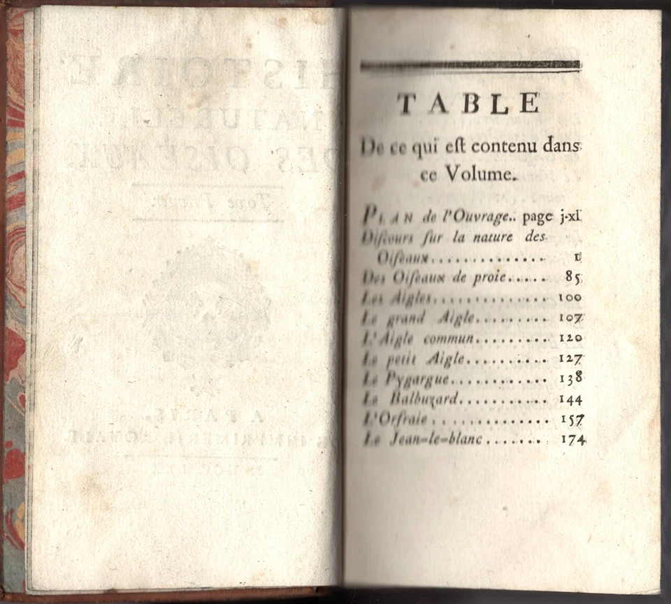 HISTOIRE NATURELLE des OISEAUX de BUFFON en 18 Tomes 262 gravures 1770/1785 RARE - Photo 4/4