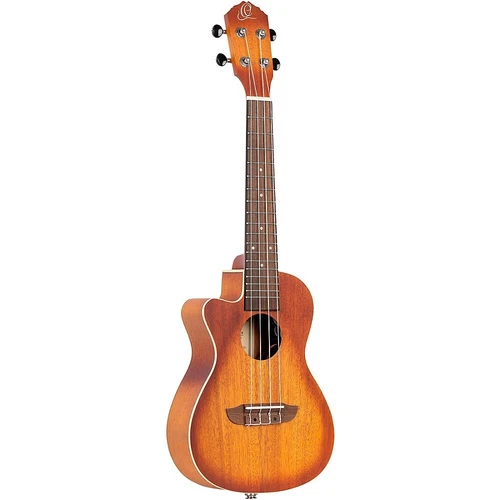 Ortega Earth Series RUDAWN-CE-L Left-Handed A/E Concert Ukulele Sunburst LN