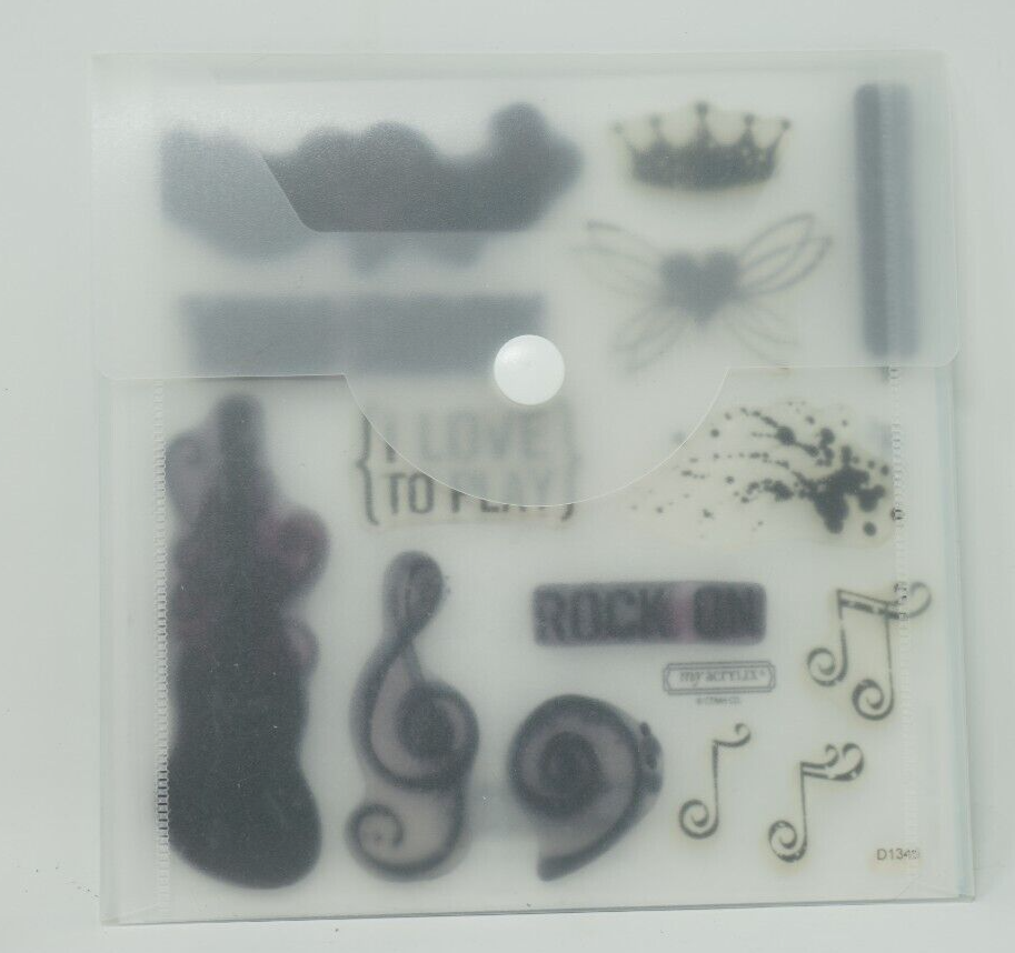 Close To My Heart CTMH You Rock C1346 My Acrylix Stamp Set | eBay