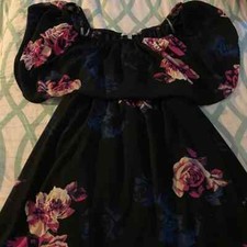 Charlotte Russe Off-the-Shoulder Dress; Medium