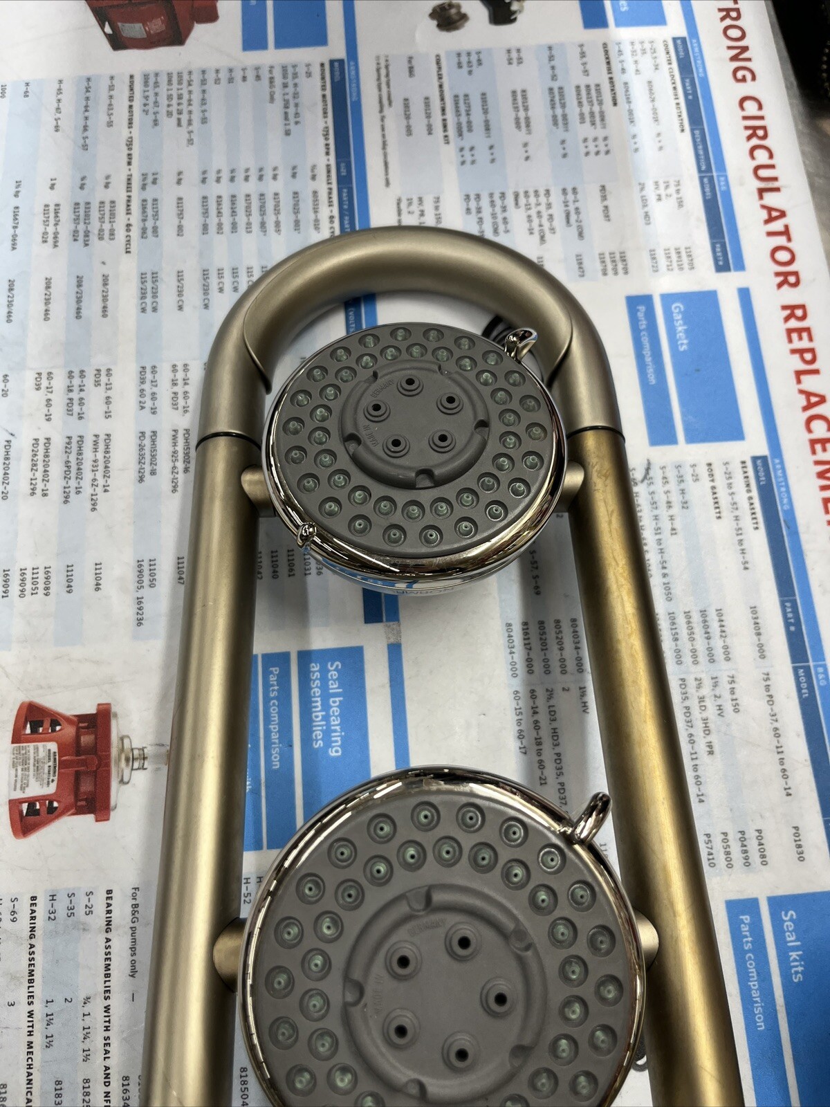 Grohe 2.5 GPM Freehander Shower Head - Satin Nickel (27007AV0) for  