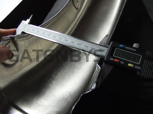 Guardabarros trasero personalizado para motocicleta Suzuki GP100 GP125 cromo 63110-39100 - Imagen 6 de 6