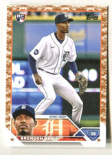 2023 Topps Memorial Day Camo #494 Brendon Davis 17/25 Tigers A40 073
