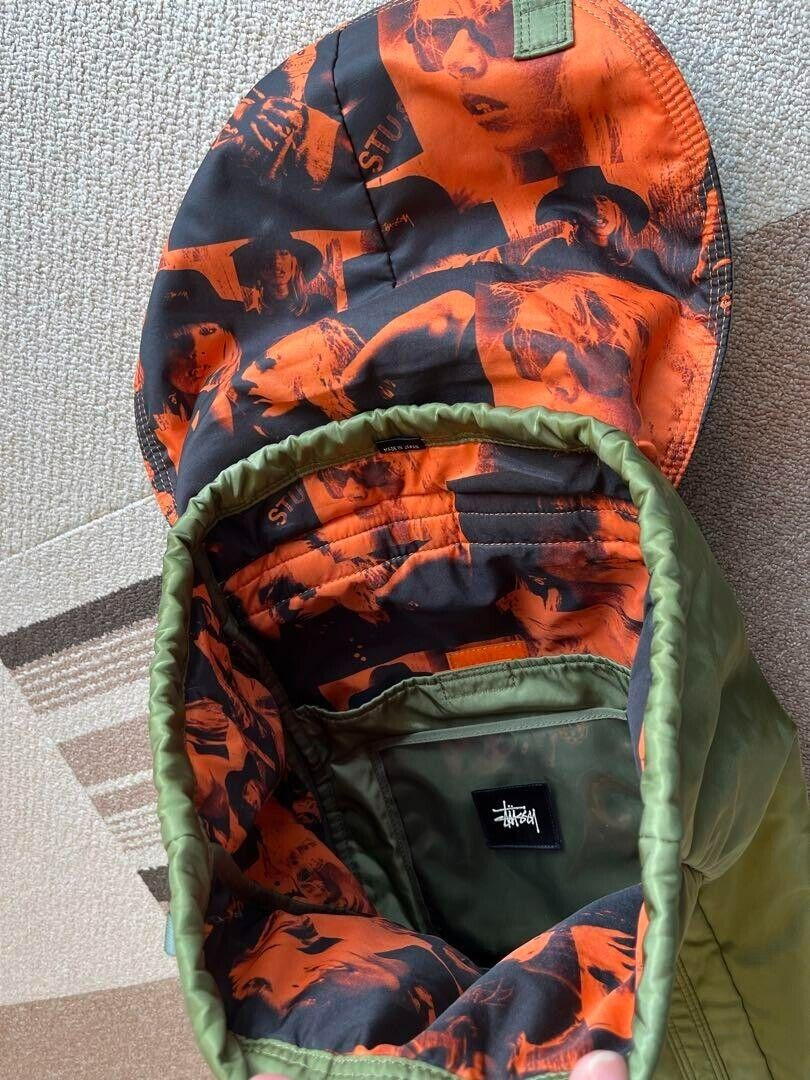【激レア】PORTER × STUSSY Backpack Porter x Stussy 3-Way Record Bag Backpack Good Condition