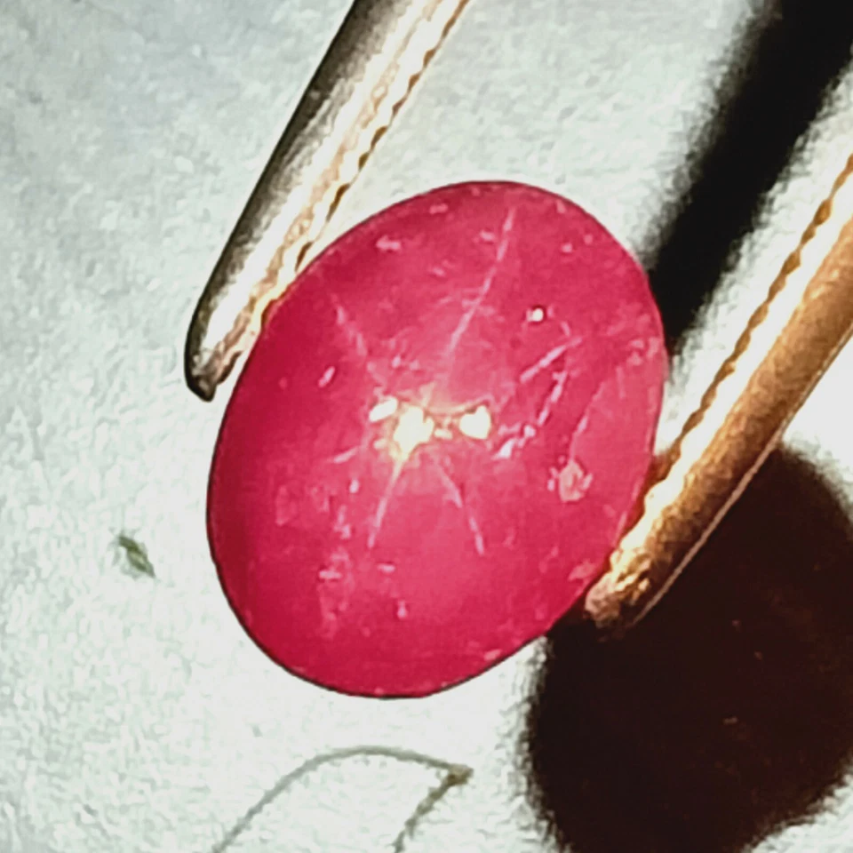 No Heat Star Ruby,1.715 Cttw,African Star Ruby,Star Ruby 2 Carat Size,Star Ruby - Image 3 of 3