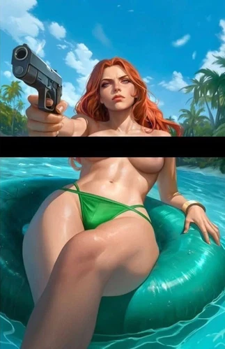 HEAT SEEKER EXPOSED #1 - GUN HONEY - YASMINE NUDE VIRGIN - AMAZING COVER