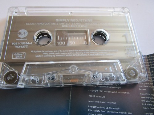 Simply Red – Stars EastWest – 9031-75284-4, WX427C UK 1991 Tape Cassette Album - Picture 6 of 8