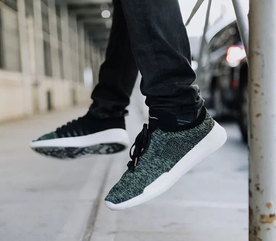 Zapatilla deportiva Gary Vee tejida Icon K-Swiss GEN-K negra/verde para mujer talla 6,5 nueva con etiquetas Foto 4 de 4