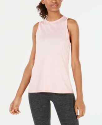 Ideology Striped Keyhole Tank Top Size Medium