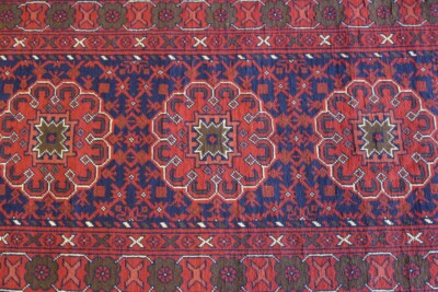Tapis Coureur (runner) Rouge Tribal Persan Senneh - 79x287cm - Laine Nouée Main - RugsTC