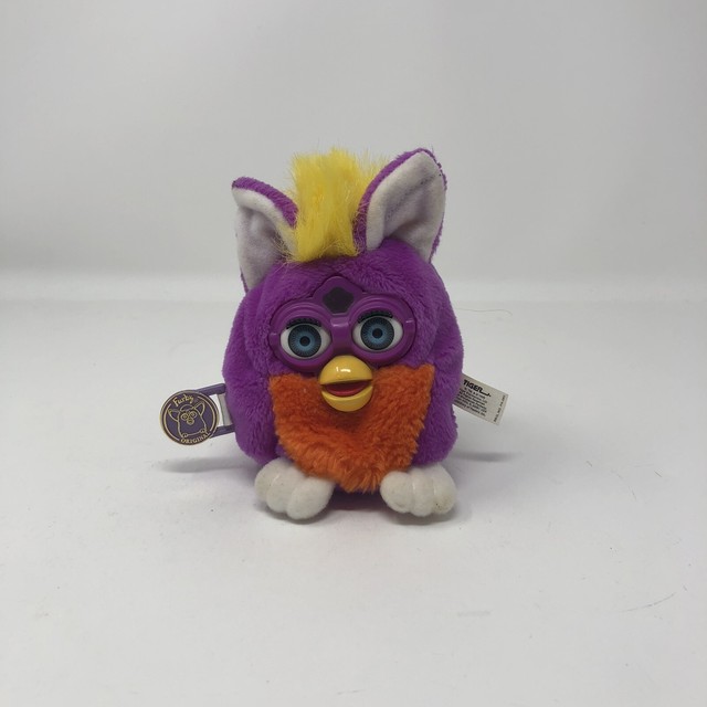 Furby Buddies Colorful 1999 Purple Orange Yellow Tiger Electronics Not Tested | eBay