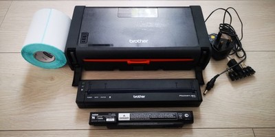 Brother PocketJet PJ-763 A4 WLAN Bluetooth tragbarer mobiler Thermodrucker