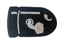 SUPER MARIO BROS VIDEO GAME - BULLET BILL - EMBROIDERED IRON-ON PATCH