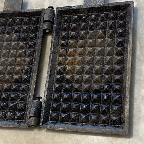 Belgi Galette French COOKIE Waffelpresse Gusseisen Arma KS Pizzelle KRUMKOKIE - Bild 6 von 24