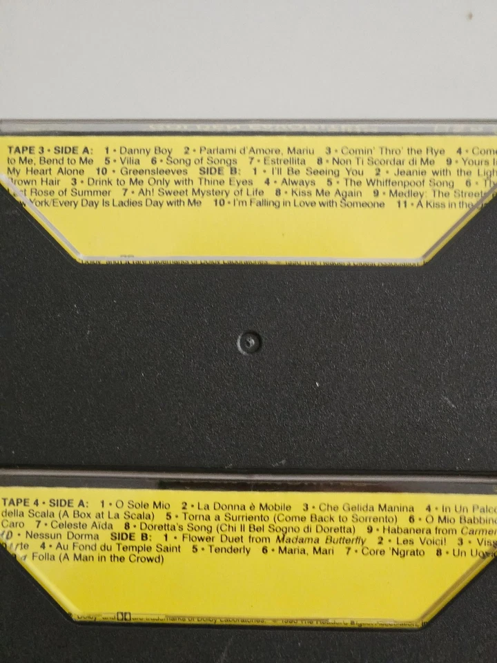 Reader’s Digest greatest singers Live Cassette Tape Set - Image 3 of 3