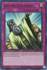 Moderately Played, English Yu Gi Oh Solemn Judgment - MRD-EN127 - Ultra Rare - U