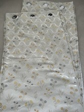 Dunelm Lined Eyelet Curtains Pair 228x228cm