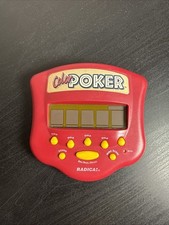 Radica 8020 Pocket Poker Handheld Electronic Game 50815313 Works