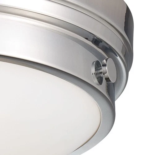 Minka Lavery 823 Vantage 2 Light 13"W Flush Mount Ceiling Fixture - Coal - Picture 3 of 3