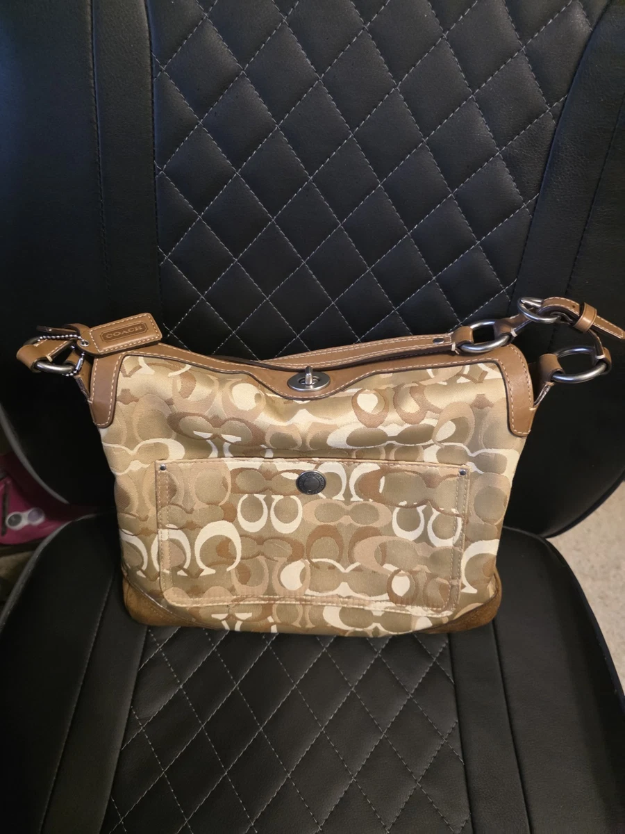 Coach Brown Signature Hobo Bag for sale | eBay
