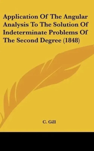 C. Gill | Application Of The Angular Analysis To The Solution Of...-image