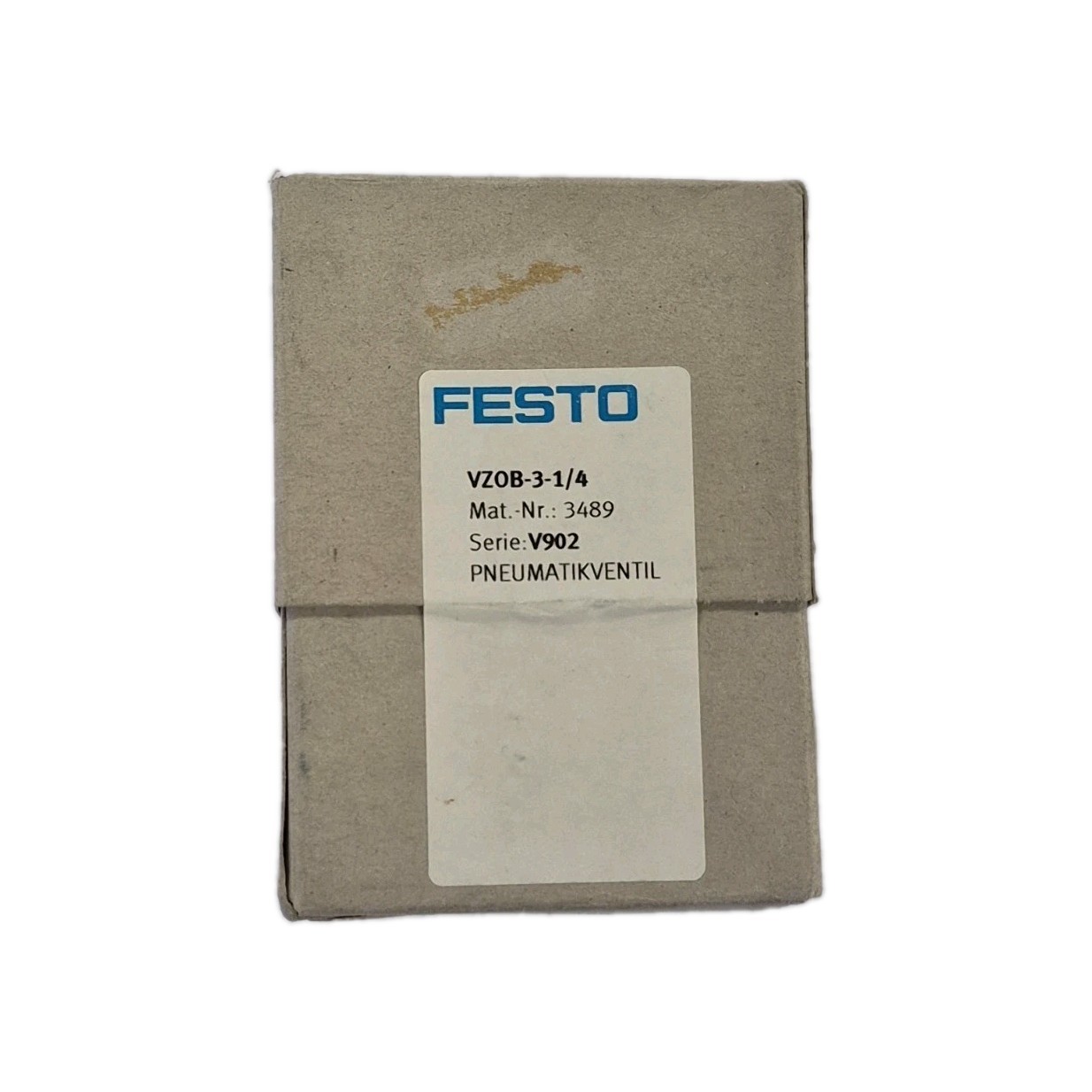 Festo VZOB-3-1/4 3489 V902 Timer - NEW/ORIGINAL PACKAGING - Worldwide Shipping