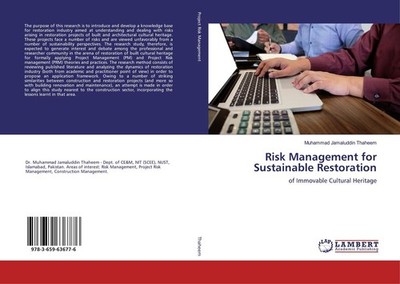 Risk Management for Sustainable Restoration Muhammad Jamaluddin Thaheem