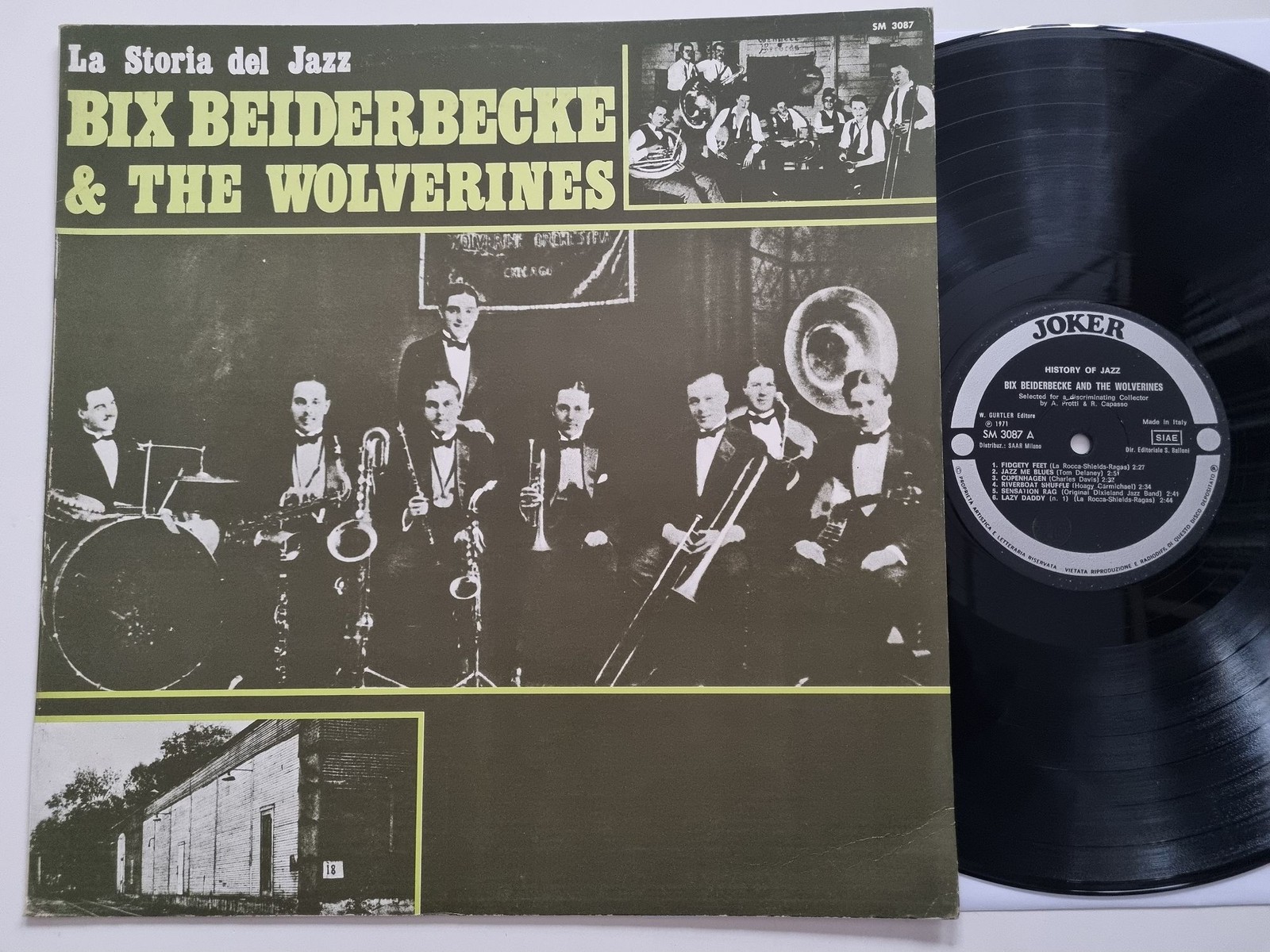 Bix Beiderbecke & The Wolverines - La Storia Del Jazz Vinyl LP Italy