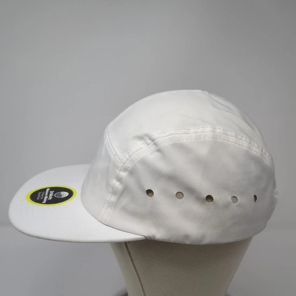 Athletic Works Slideback Baseball Cap White One Size Adjustable Outdoor Blank - Image 3 of 4