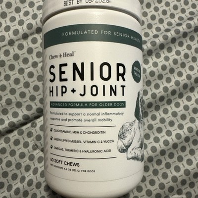 (Lot of 4)Glucosamine for Dogs Hip and Joint Supplement -60 Senior Dogs Mobility
