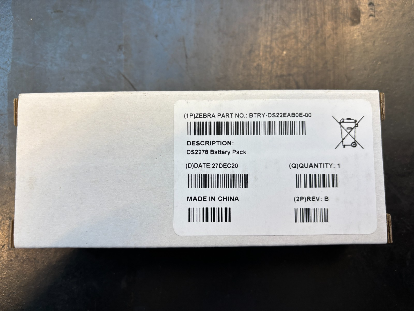 Zebra BTRY-DS22EAB0E-00 for DS2278