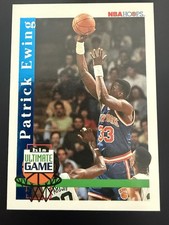 SkyBox 1992-93 NBA Hoops Patrick Ewing Ultimate Game New York Knicks Basketball…