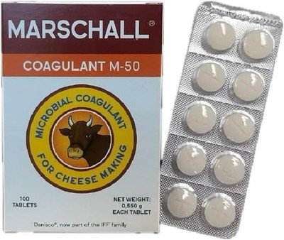 Cuajo Marschall 100 pastillas Coagulante original de calidad para hacer queso