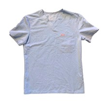 EUC Figs Men s Chisec Three-Pocket Scrub Top Dusty Blue Size Small