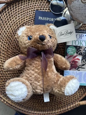 Benny Bear from Ben Bridge Zip Storage Plush Bear Y2K Pouch New with Tags