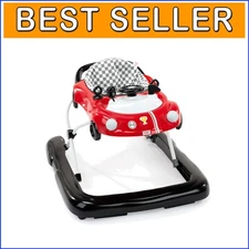 Grow-With-Me Little Speedster Car Walker for Babies 6 Months and Up - Red Theme