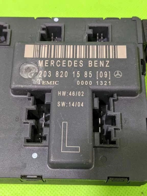 02-07 MERCEDES BENZ C230 ВОДИТЕЛЬ ЛЕВАЯ ПЕРЕДНЯЯ ДВЕРЬ МОДУЛЬ УПРАВЛЕНИЯ OEM 4342-15 - Изображение 3 из 3