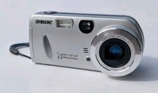 Sony Digital Camera Cybershot DSC-P52 3.2MP Silver Tested