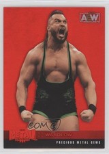 2022 Skybox Metal Universe AEW All Elite Wrestling PMG Red /100 Wardlow #132 g9x
