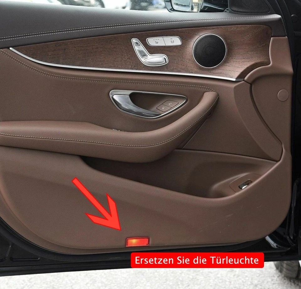 2x Luz de puerta LED Proyector láser para Mercedes W177 W247 W205 W212 W213 W166 Foto 2 de 4