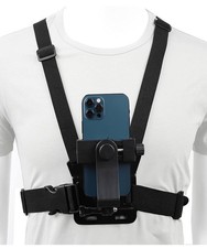 mobile phone chest mount harness strap cell phone holder mount for video