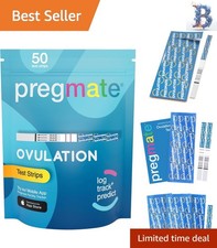 50 Count Ovulation Strips - Accurate Fertility Predictor Kit for Conceiving
