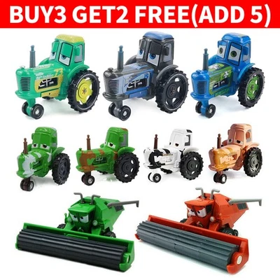 Disney Pixar Cars Frank Harvester Cow Tractor 1:55 Diecast Model Toys Car Gifts