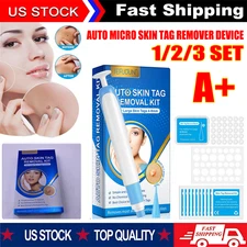 Auto Micro Skin Tag Remover Device Kit Painless Removal Wart Removal Pen Set New