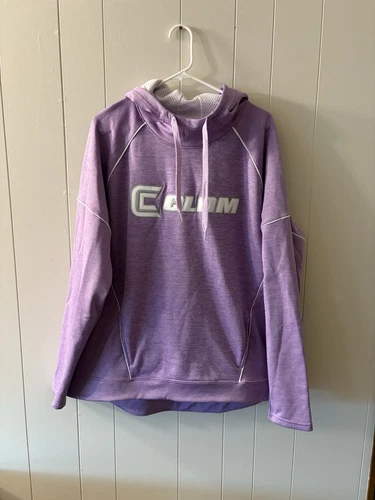 NWOT Augusta Women’s 2XL Purple Hooded Sweatshirt Clam Ice Fishing Outdoors - Picture 1 of 8
