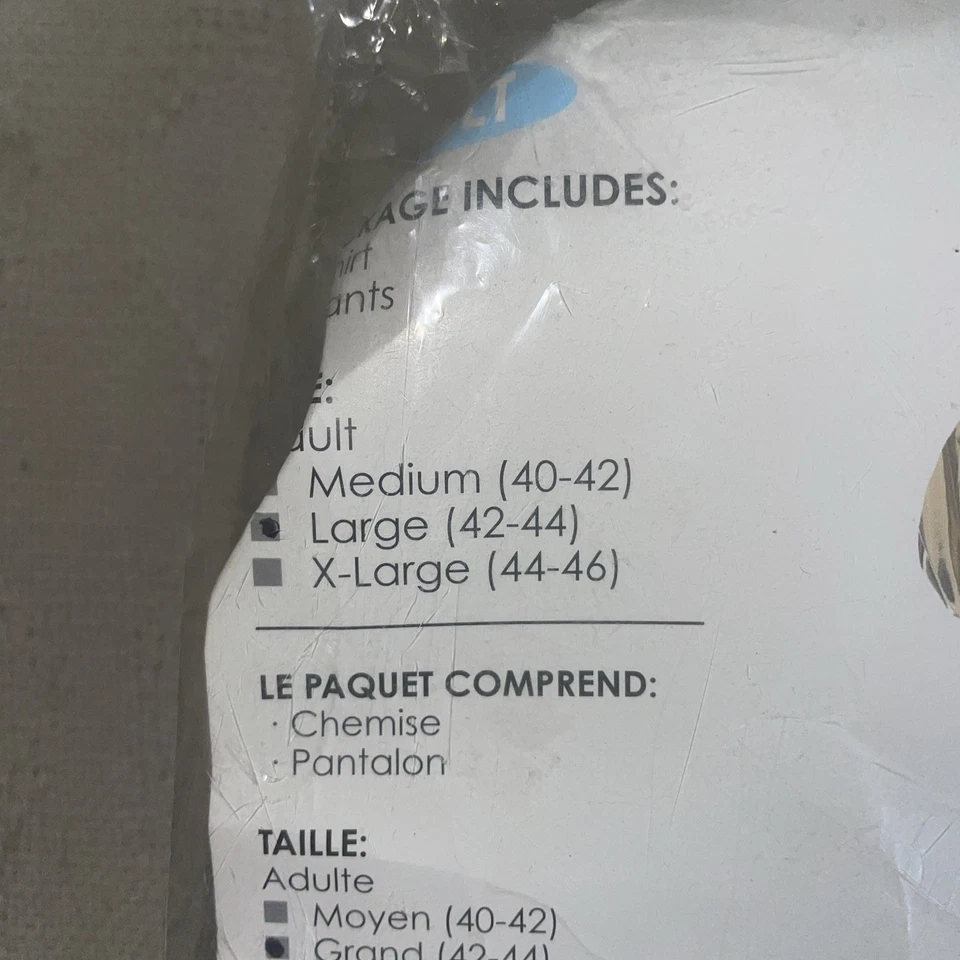 California костюмы диско король взрослый костюм, мужской костюм для Хэллоуина золото, Lrg - Изображение 2 из 3