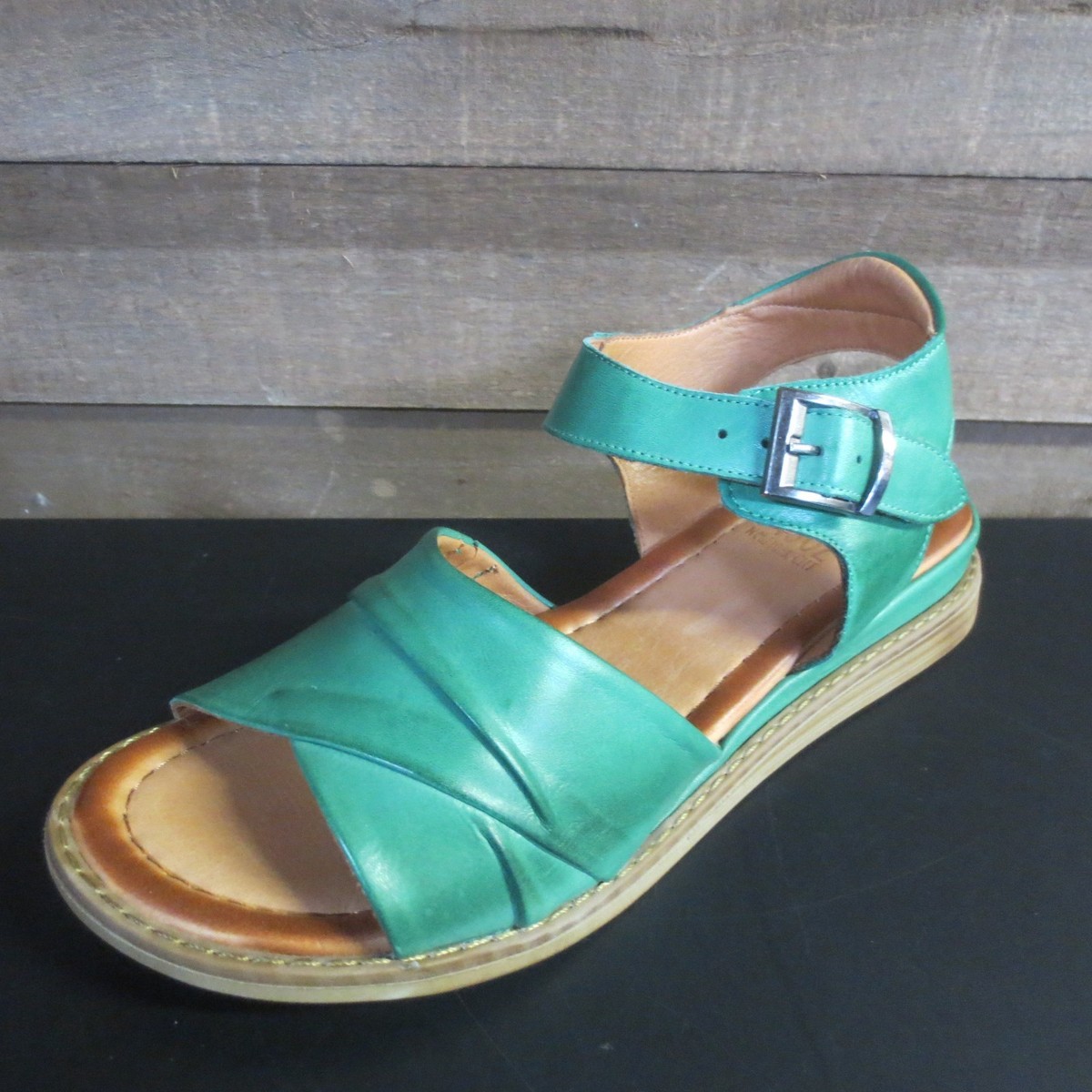 Miz Mooz Haley Sandal - WOMEN'S US 9-9.5 - BRANDY OR GREEN | eBay