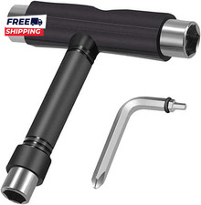 Skate Tool All-In-One Skateboard Tool Roller Skate Tool T Tool for Skateboard