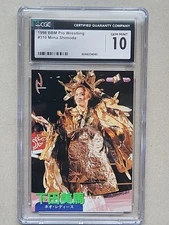 1998 Mima Shimoda CGC 10 BBM #310 AJW STARDOM WWE NJPW WWF NWA GEM MINT RARE